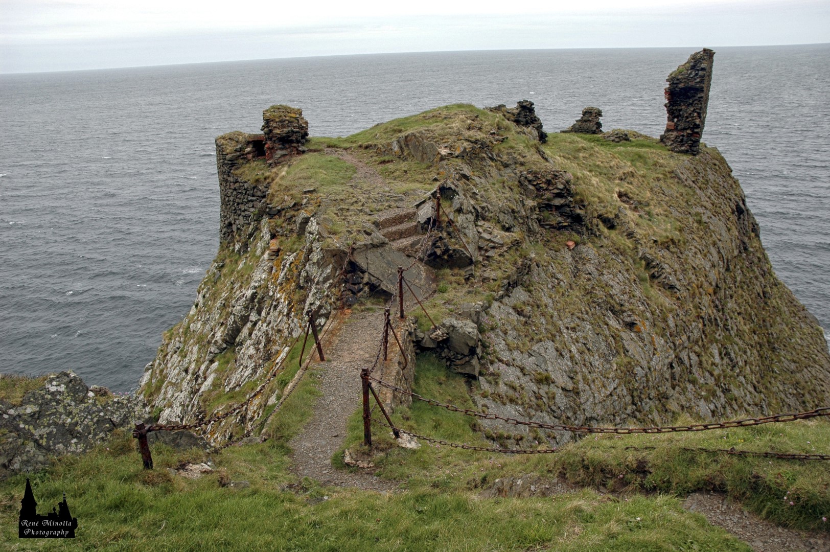 Fast Castle, Dowlaw, Berwickshire, Schottland